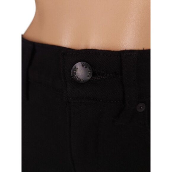 Aritzia Denim Forum The Nico Mid Rise Skinny Crop Jean Size 24 XS Black Stretch - Picture 5 of 16